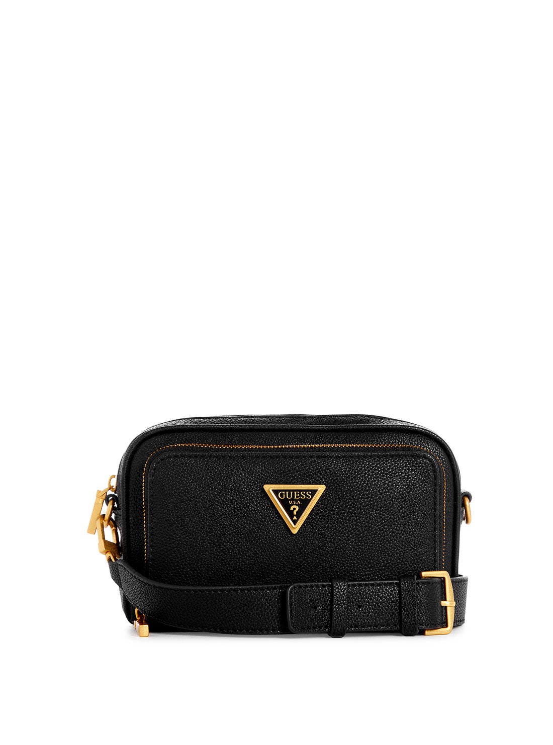 GUESS Black Cosette Camera Crossbody Bag front view