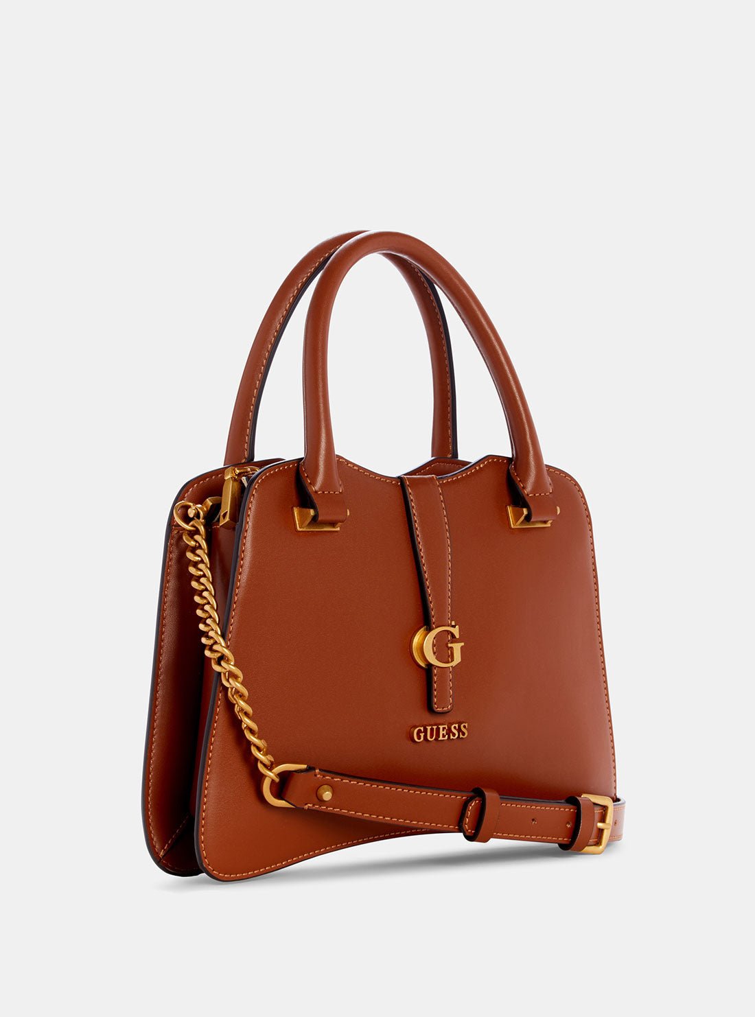 Brown Kuba Small Satchel