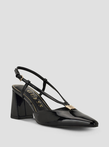 GUESS Footwear Black Vargas Pumps VARGAS Side View