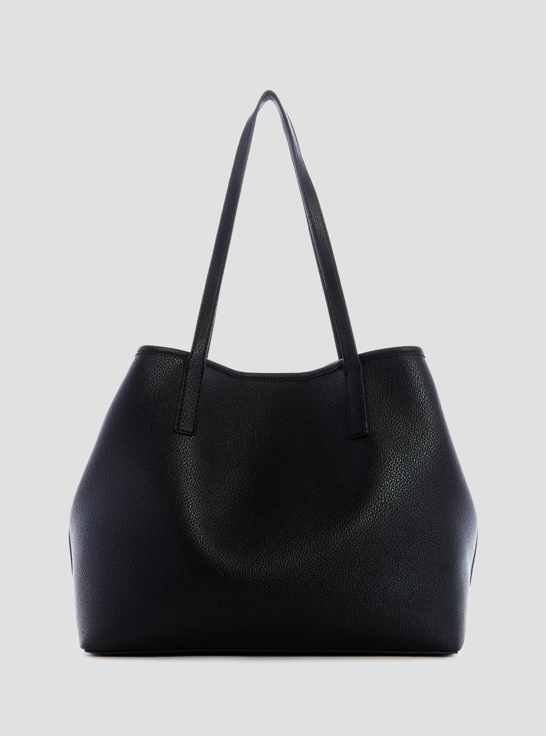 GUESS Women's Black Pebble Vikky 2 in 1 Tote Bag VG699523BLA Back View