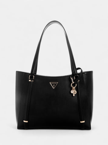 GUESS Womens Black Daryna Elite Tote Bag VG720823 Front View