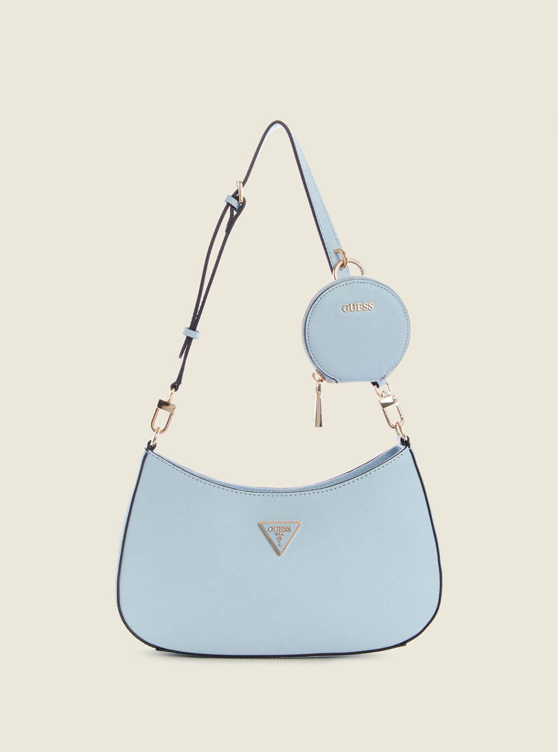 Guess baby blue outlet bag