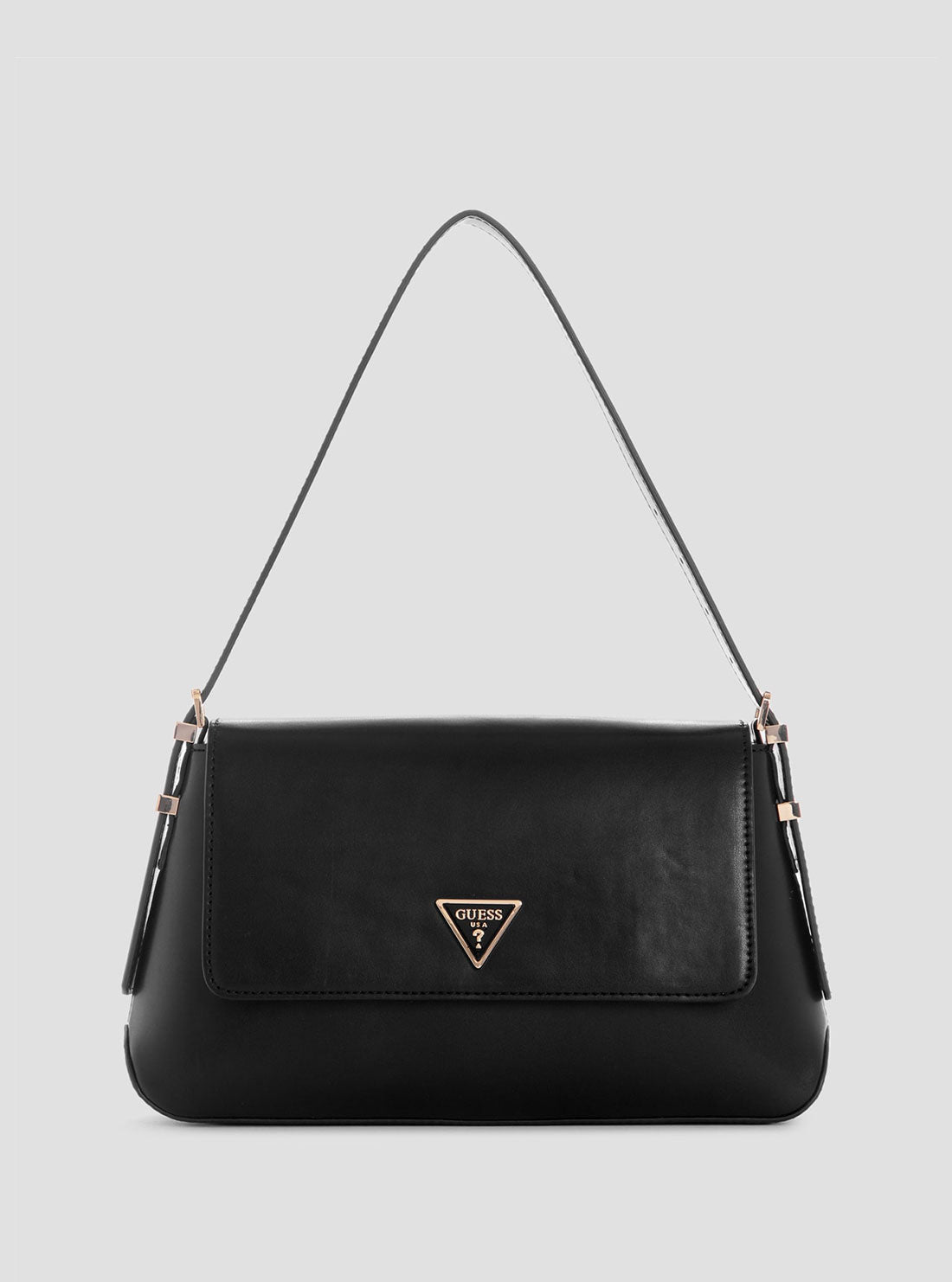 guess womens Black Desideria Shoulder Bag front view