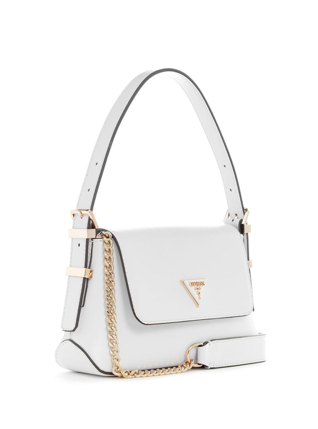 White Desideria Mini Shoulder Bag - GUESS