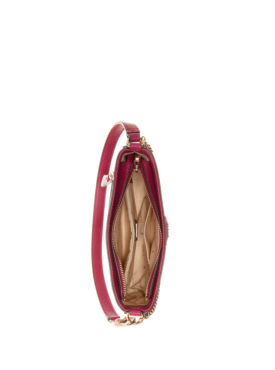 Women's Boysenberry Pink Brynlee Mini Shoulder Bag inside view