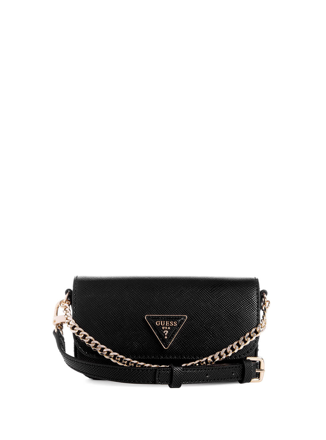 Women's Black Brynlee Micro Mini Shoulder Bag front view