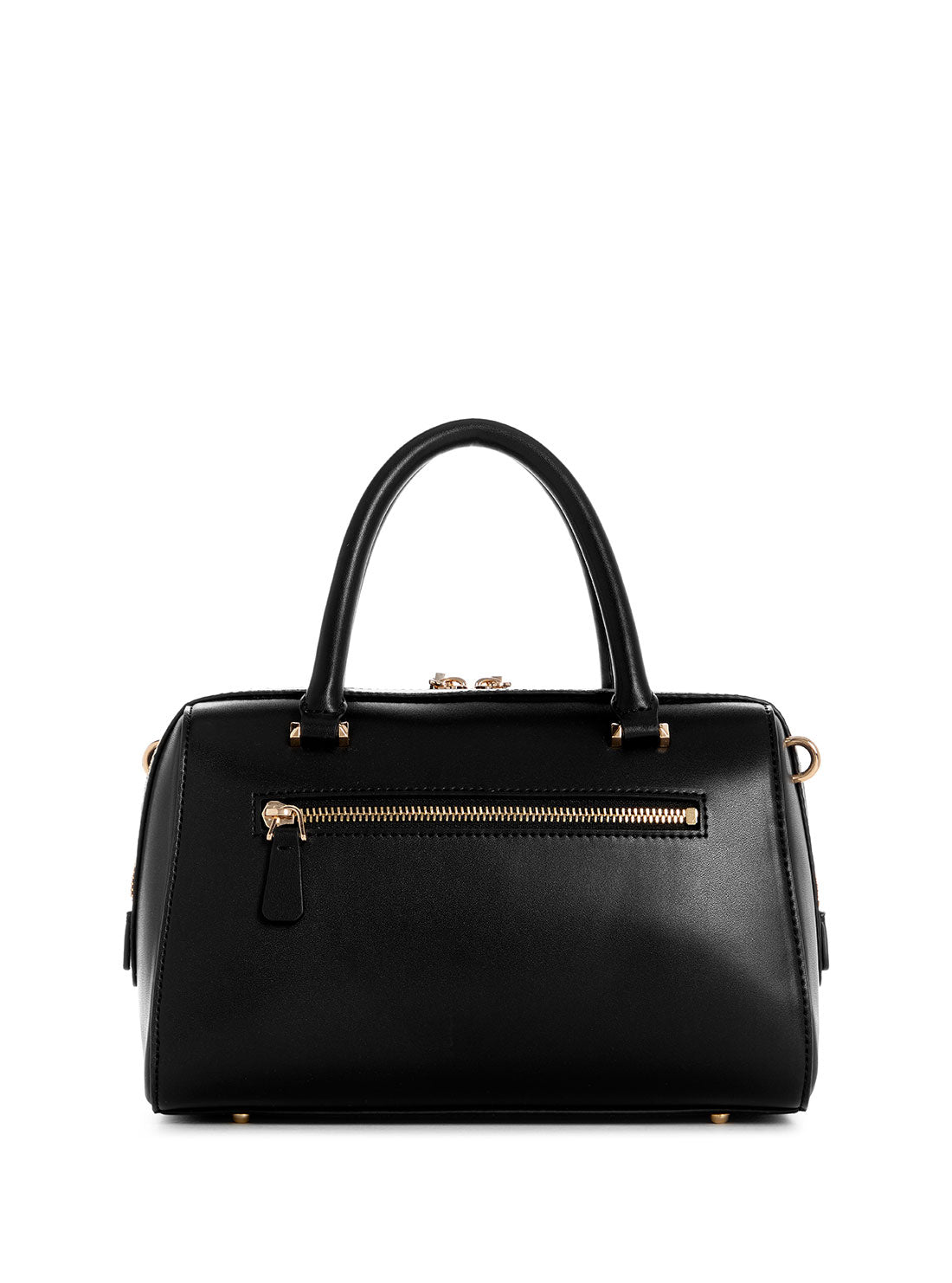 GUESS Black Nelka Satchel Bag back view