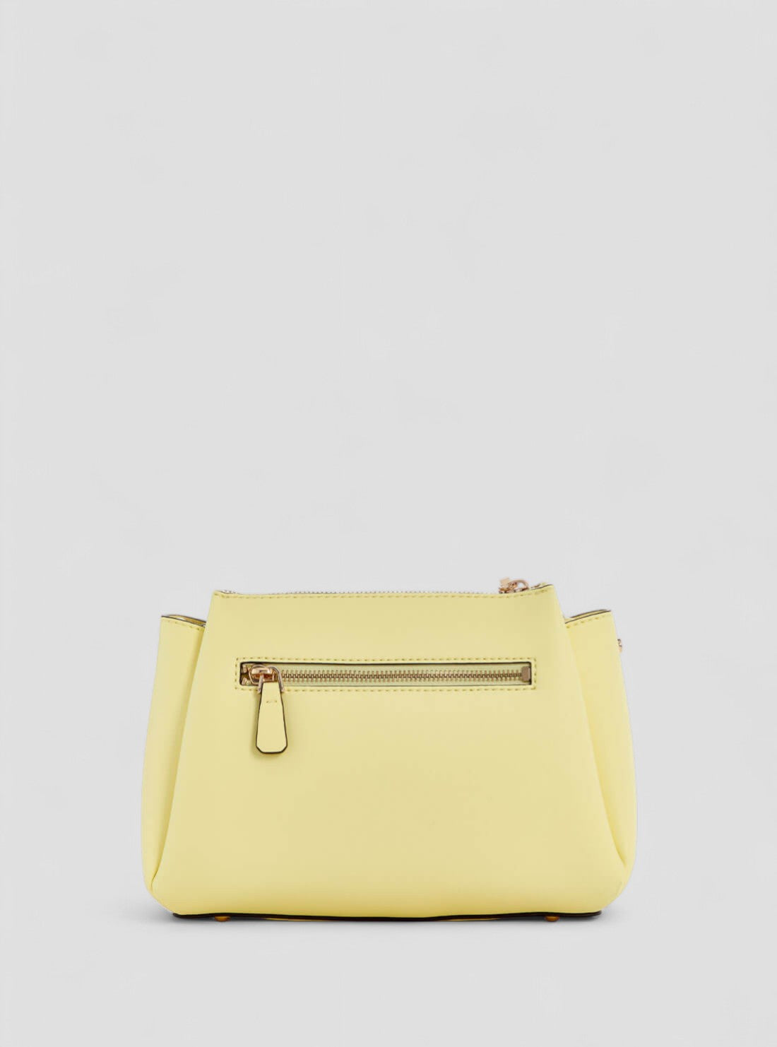 GUESS Womens Pale Yellow Iwona Crossbody Bag VG930912 Back View