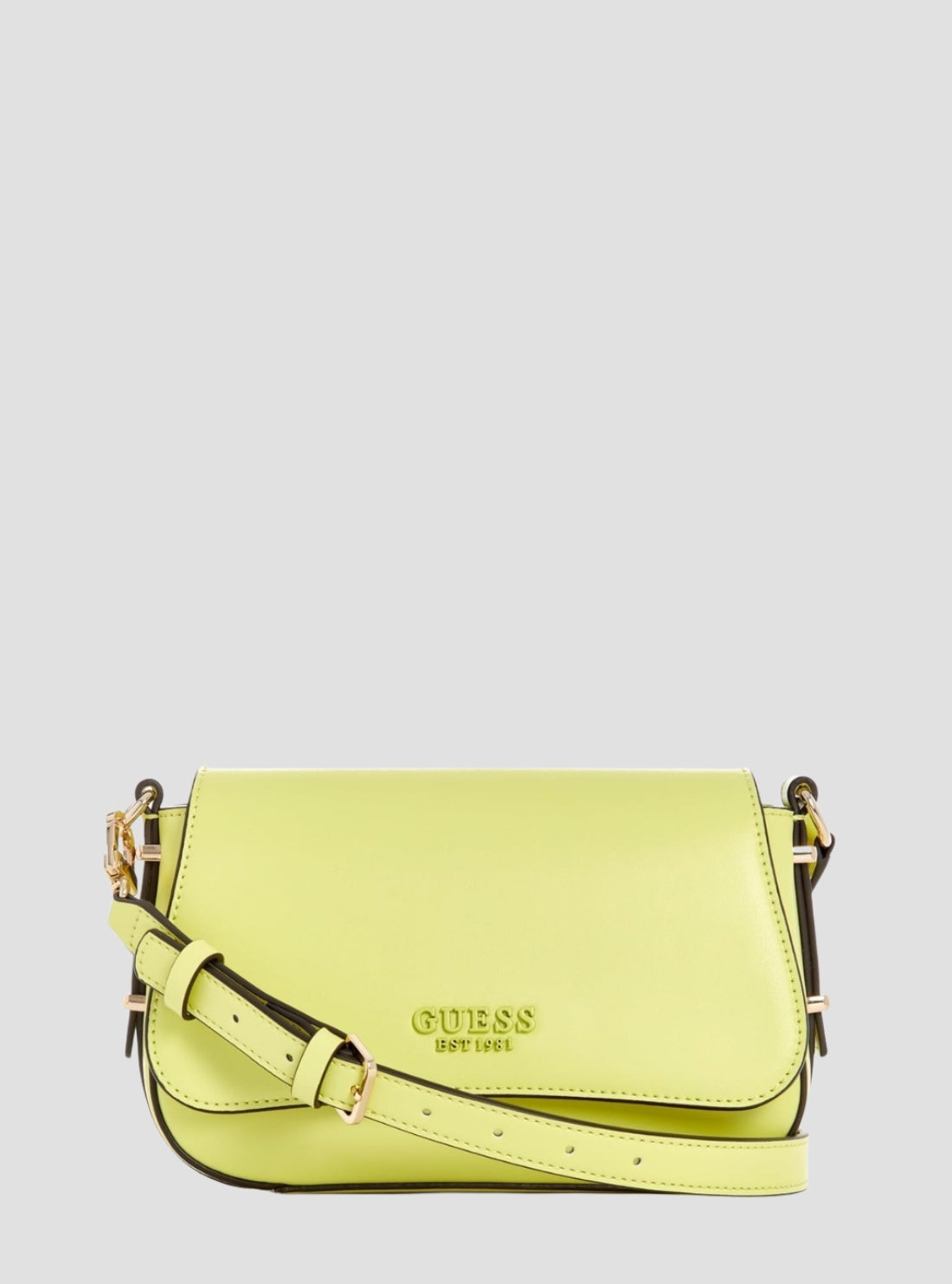 Chartreuse Sarita Convertible Crossbody Flap