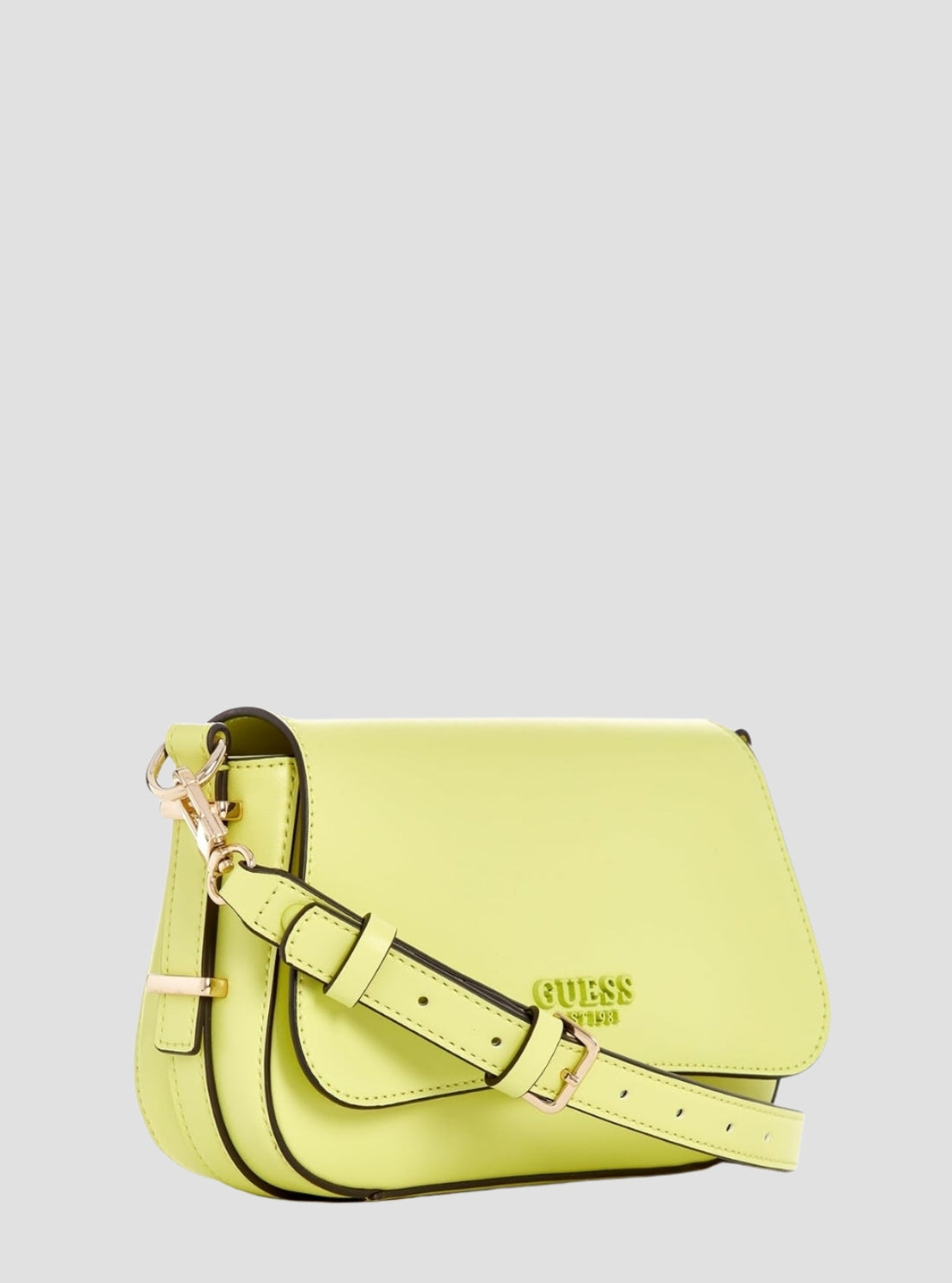 Chartreuse Sarita Convertible Crossbody Flap