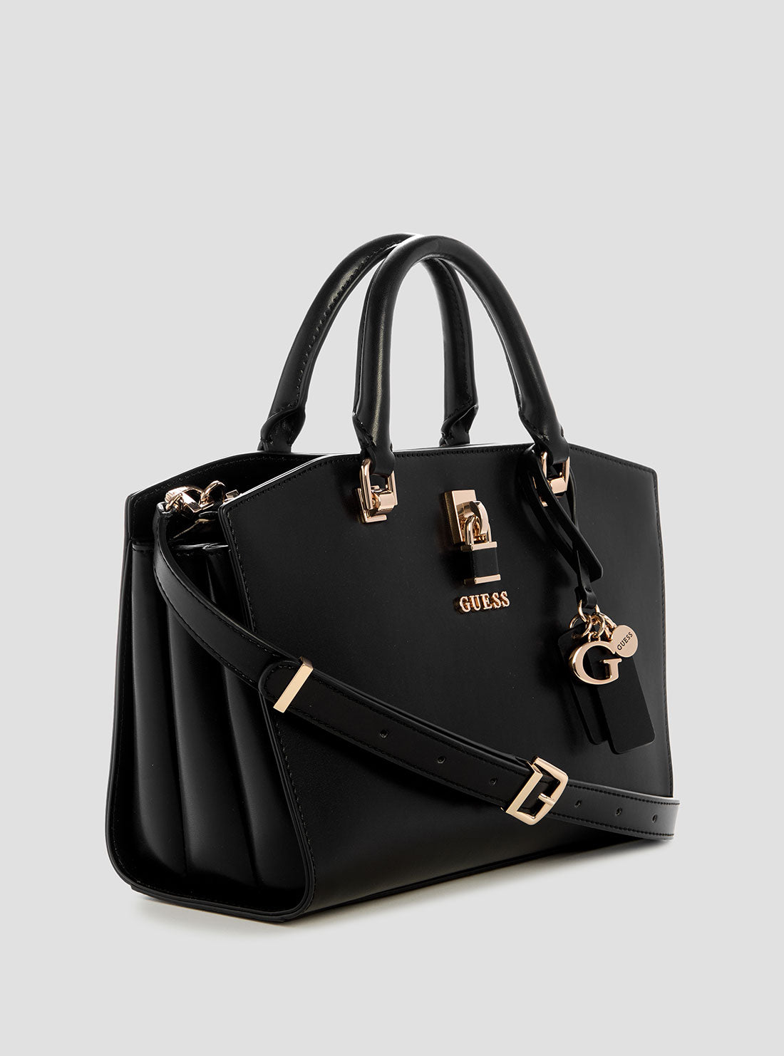 Black Queensland Luxury Satchel Bag
