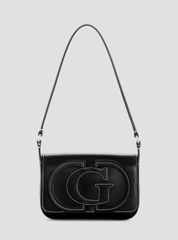 Black Ruby Flap Shoulder Bag