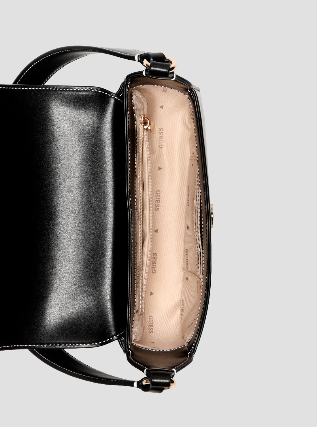 Black Ruby Flap Shoulder Bag