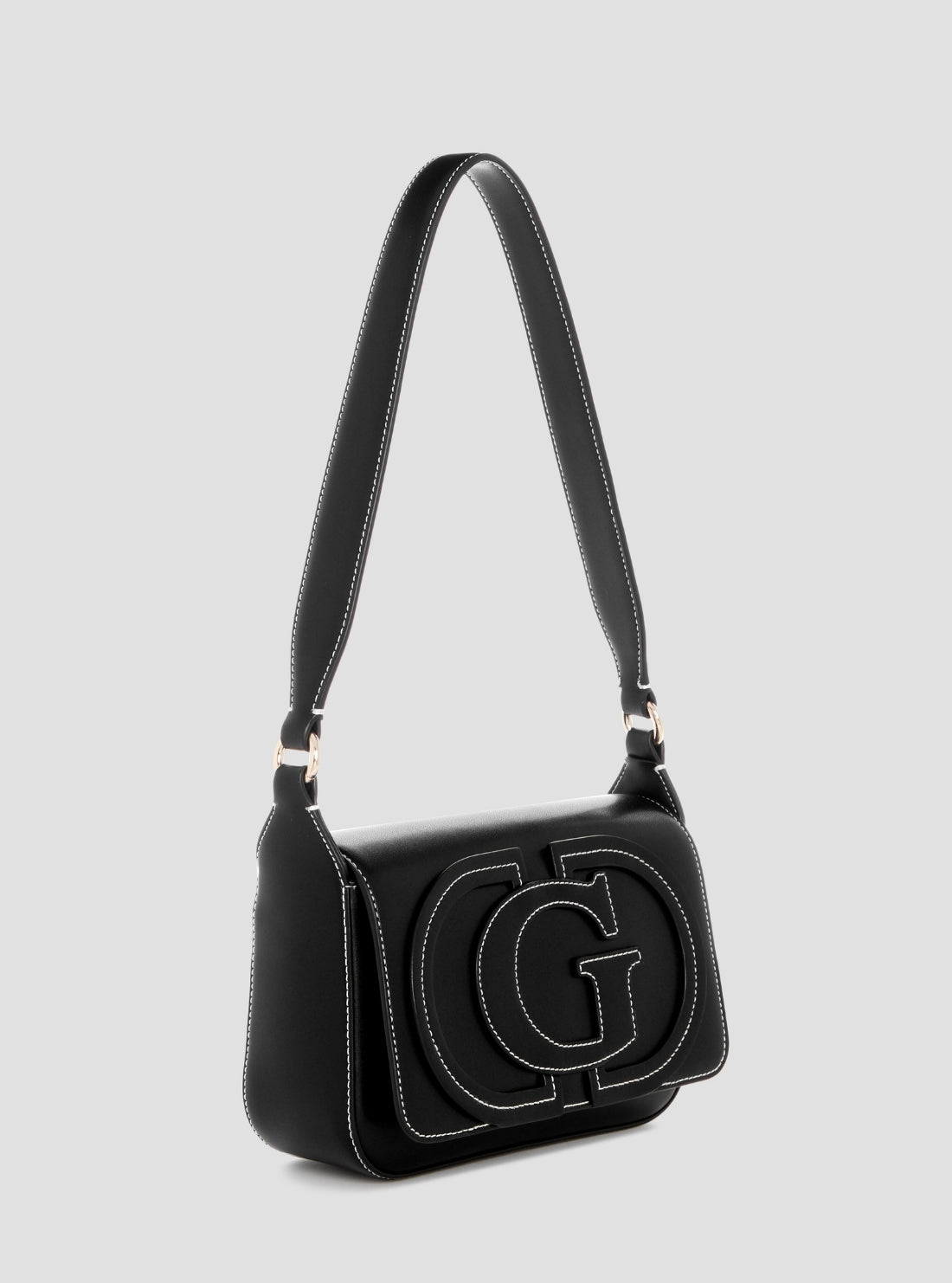 Black Ruby Flap Shoulder Bag