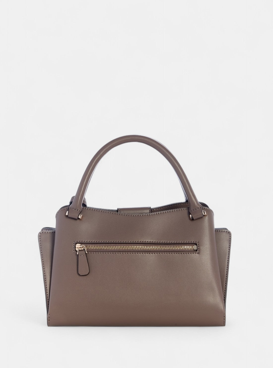 GUESS Womens Brown Jane Small Satchel Bag VG989105 Back View