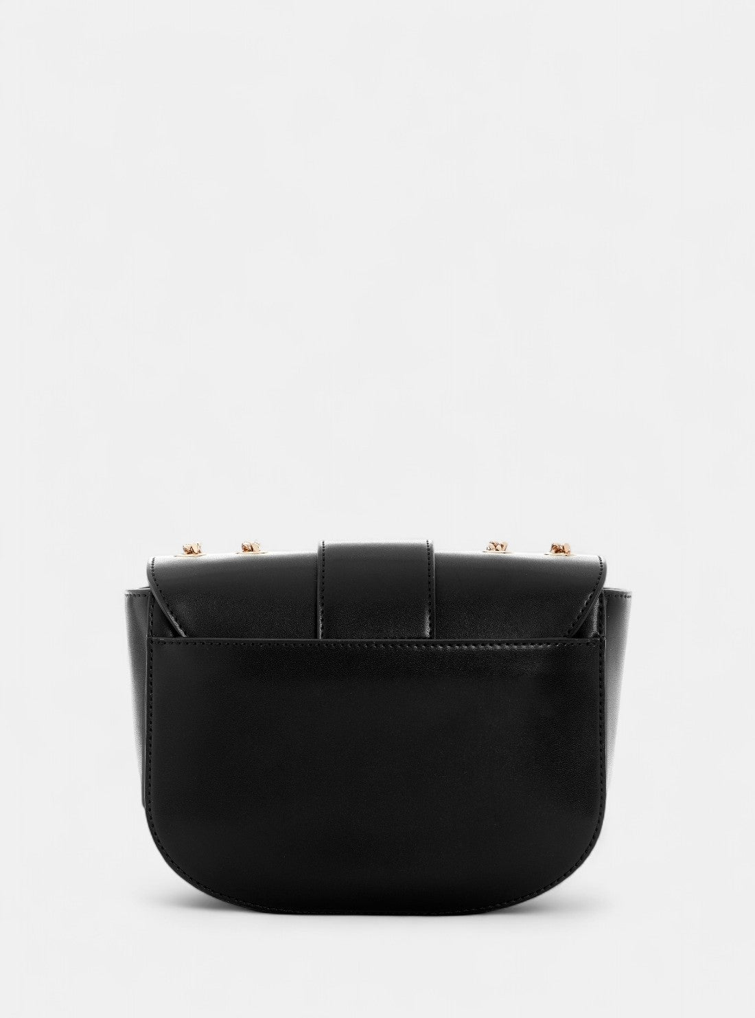 GUESS Womens Black Jane Convertible Crossbody Flap Bag VG989121 Back View