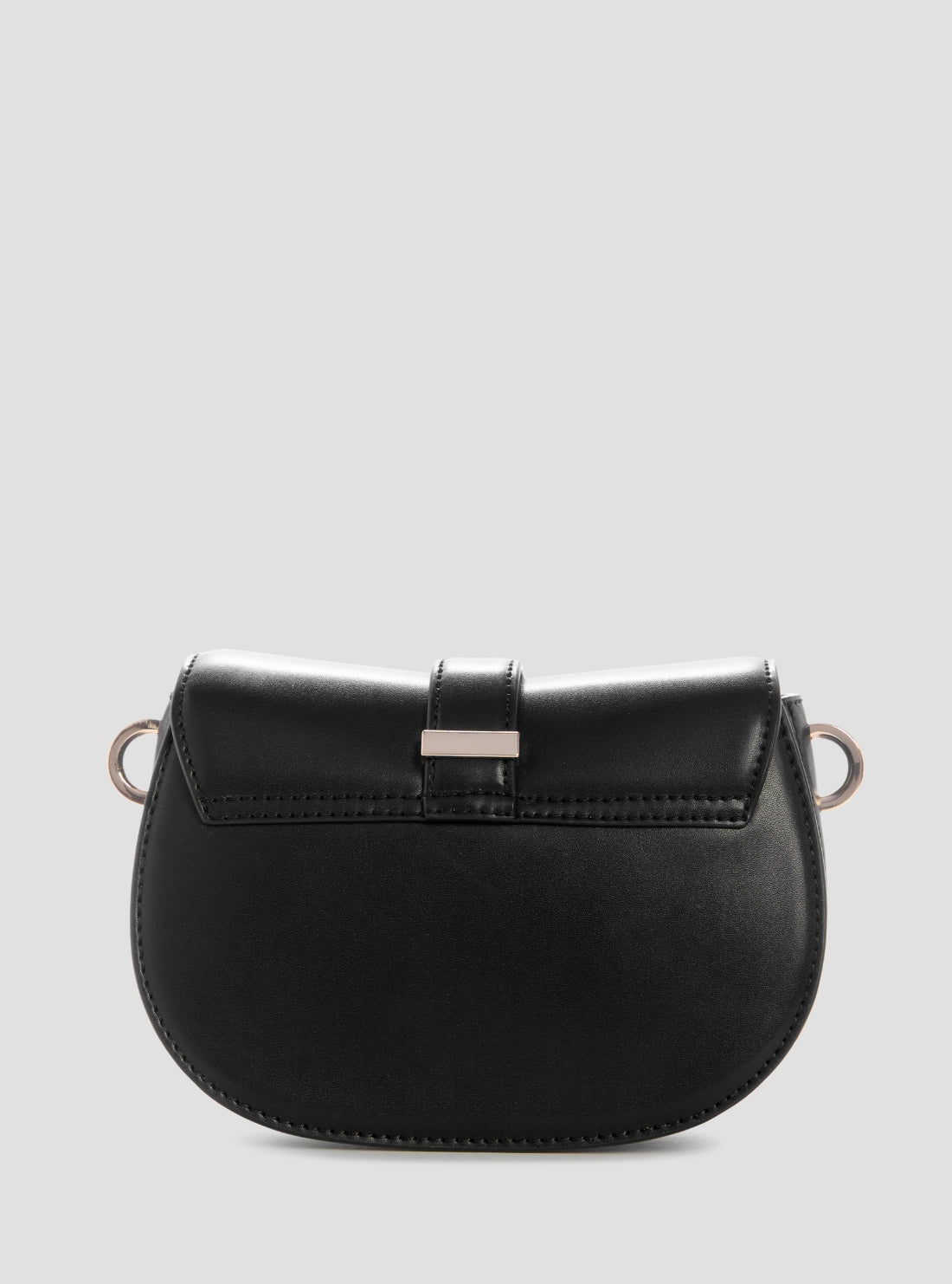 GUESS Womens Black Carrie Mini Flap Crossbody Bag VG989678 Back View