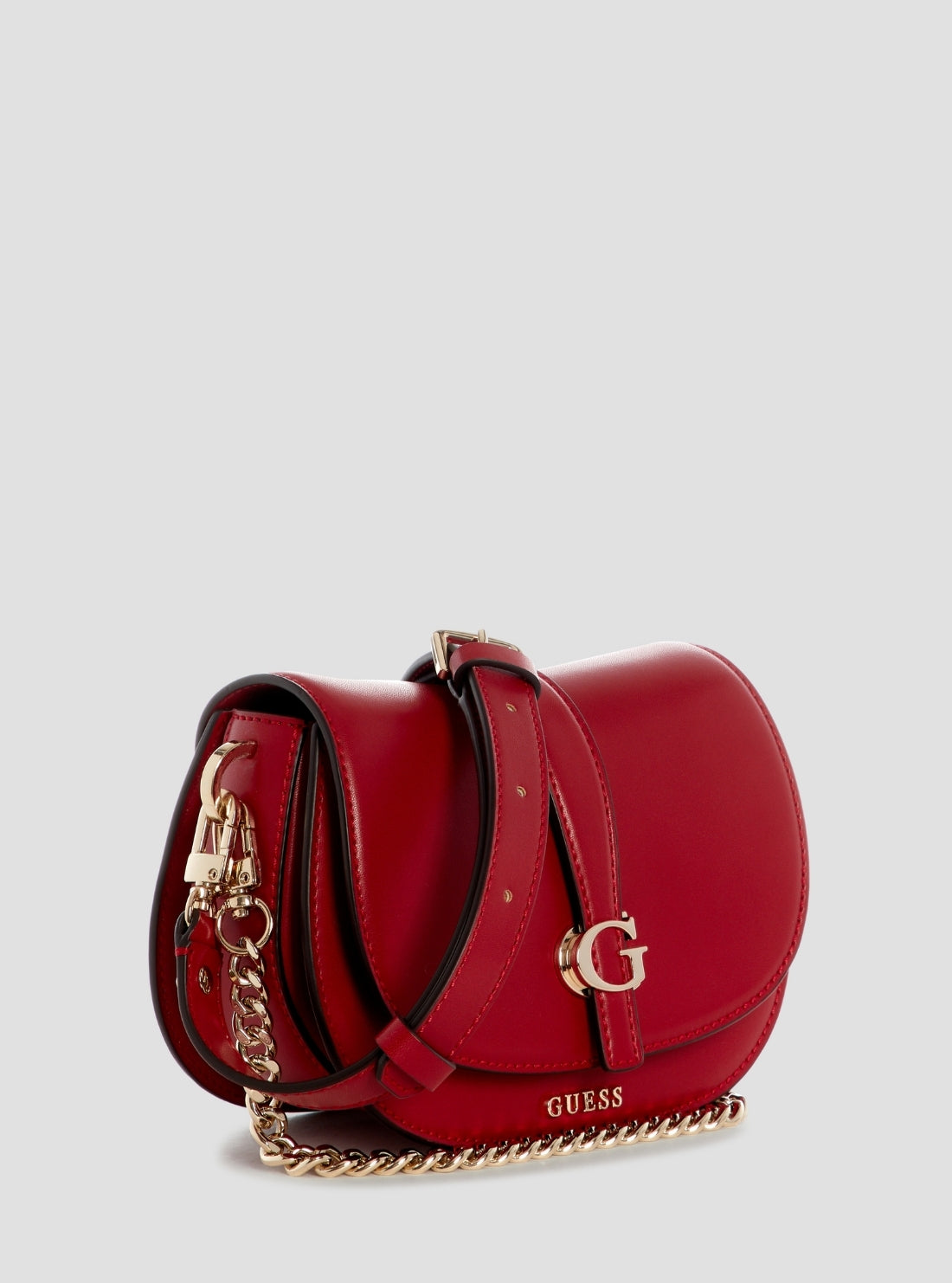 Red Carrie Mini Flap Crossbody Bag