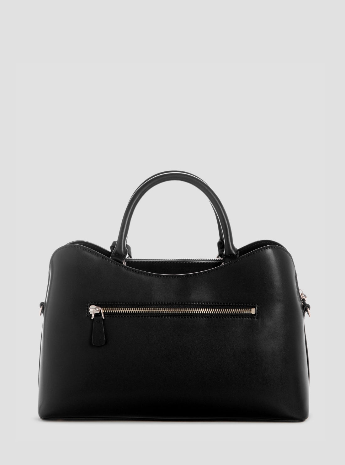GUESS Womens Black Janie Girlfriend Satchel Bag VG991006 Back View