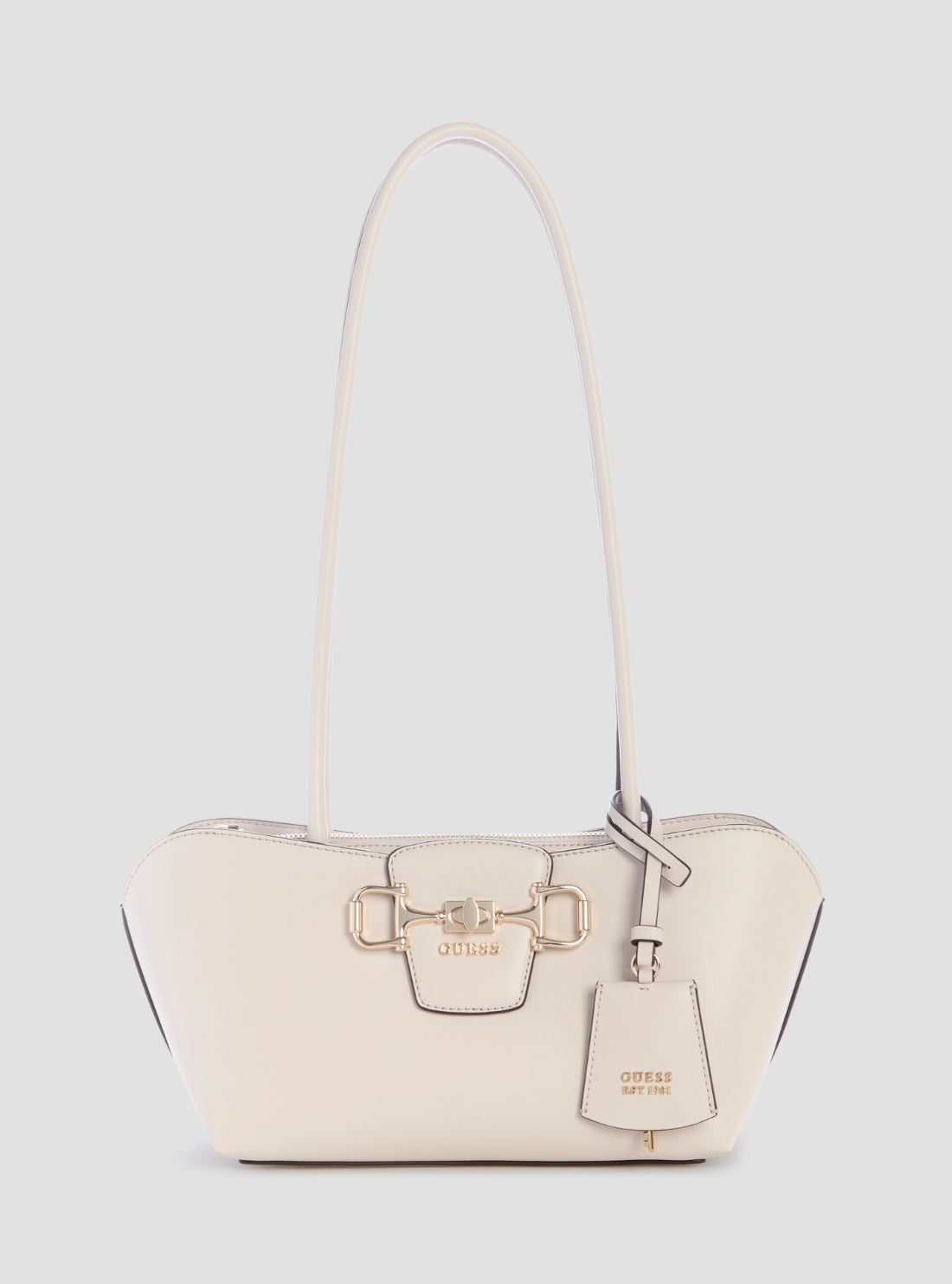 White Janie Shoulder Satchel Bag | GUESS