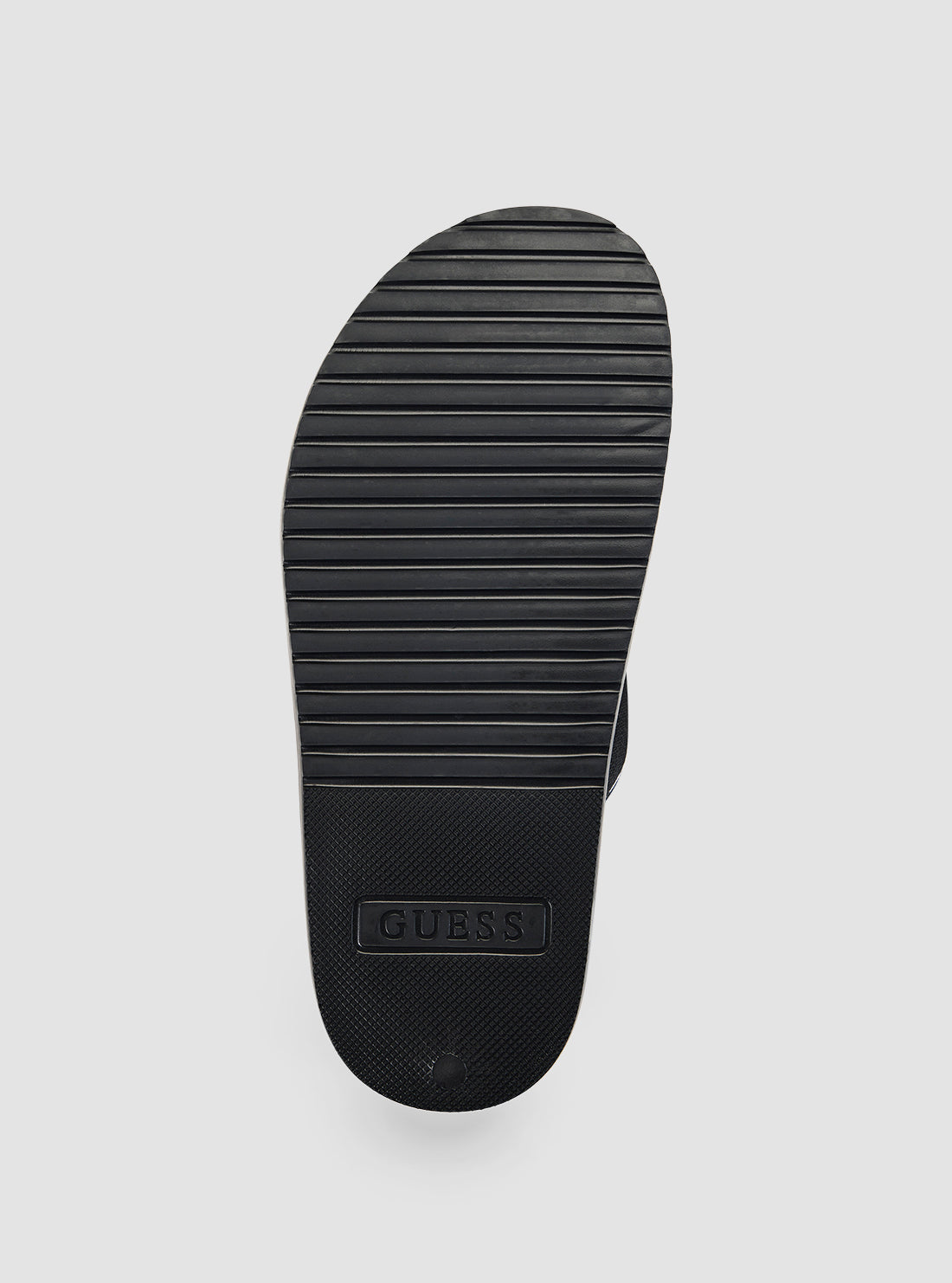 GUESS Footwear Black Vilsing Slides VILSING3 Bottom VIew