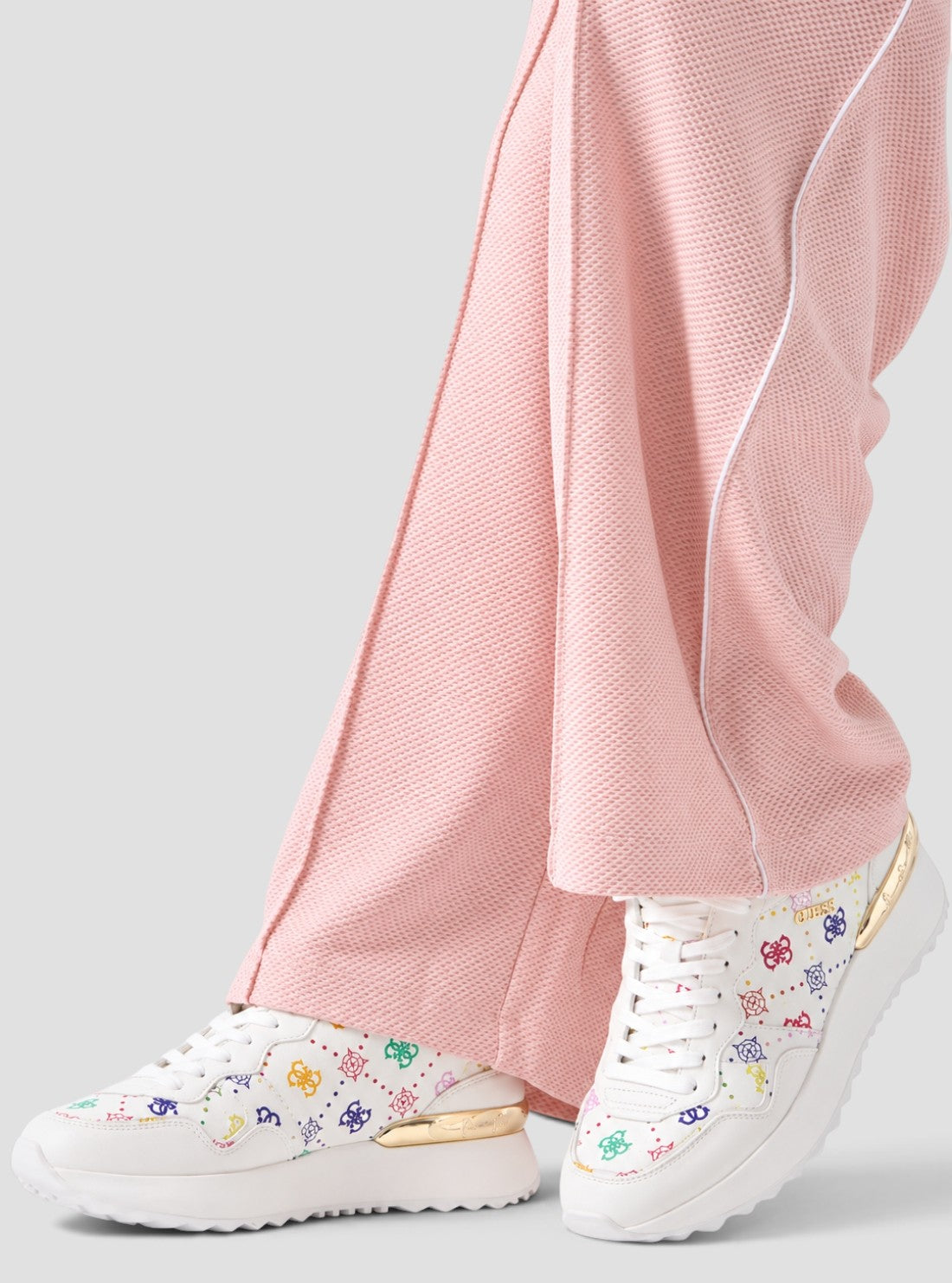 GUESS Footwear White Logo Vinsa Sneakers VINSA4 Model View