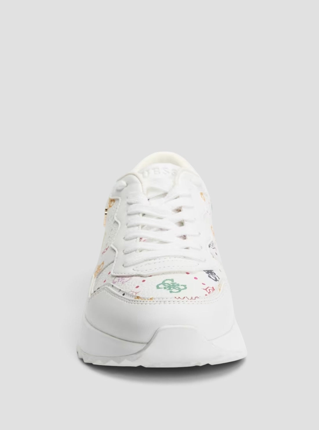 GUESS Footwear White Logo Vinsa Sneakers VINSA4 Front View