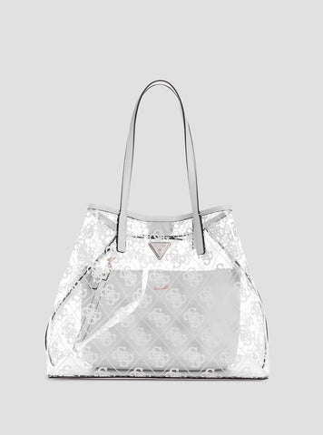 White Logo Tuana Tote Bag