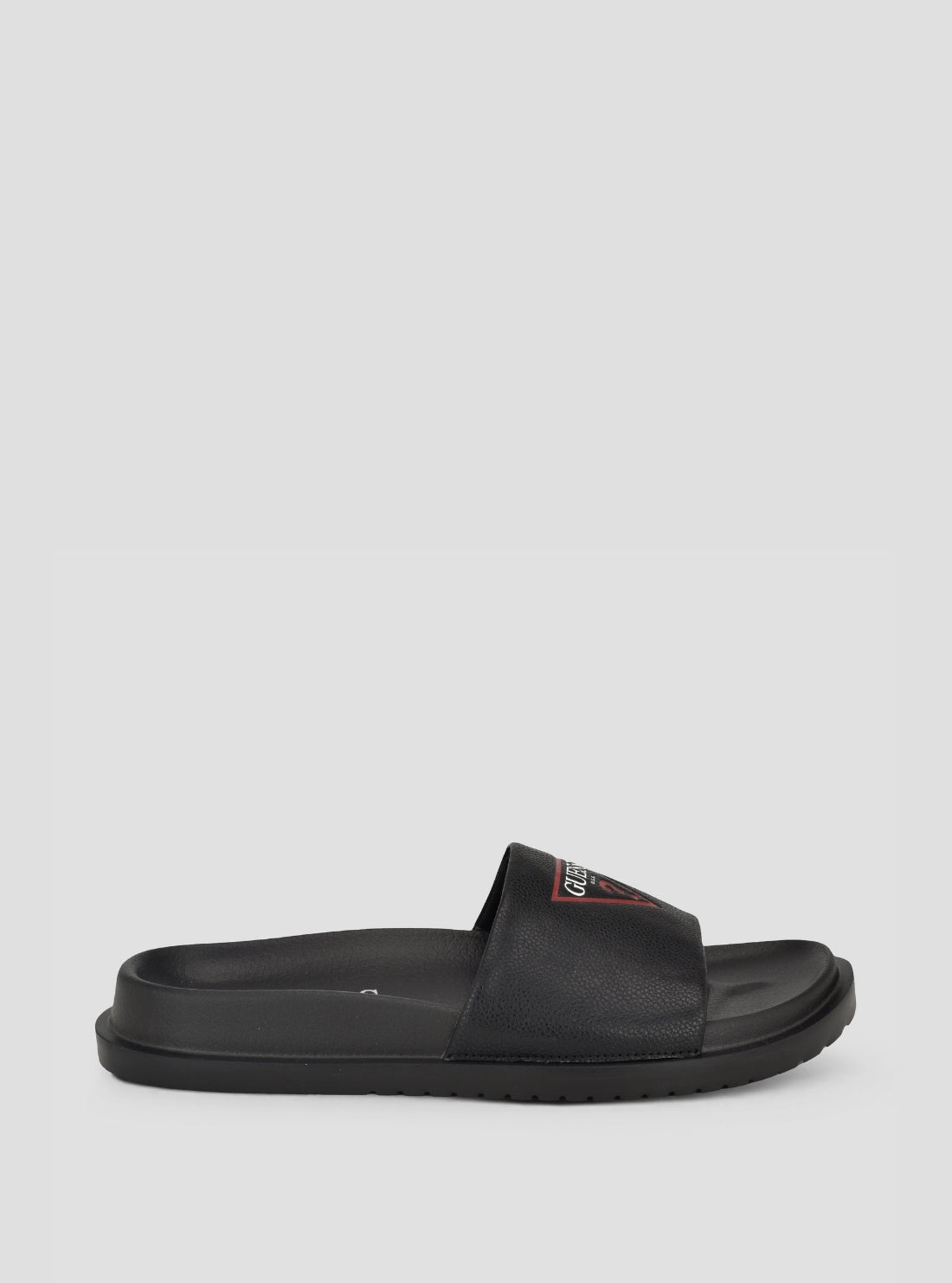 GUESS Footwear Black Vumble Sandals VUMBLE Side View2
