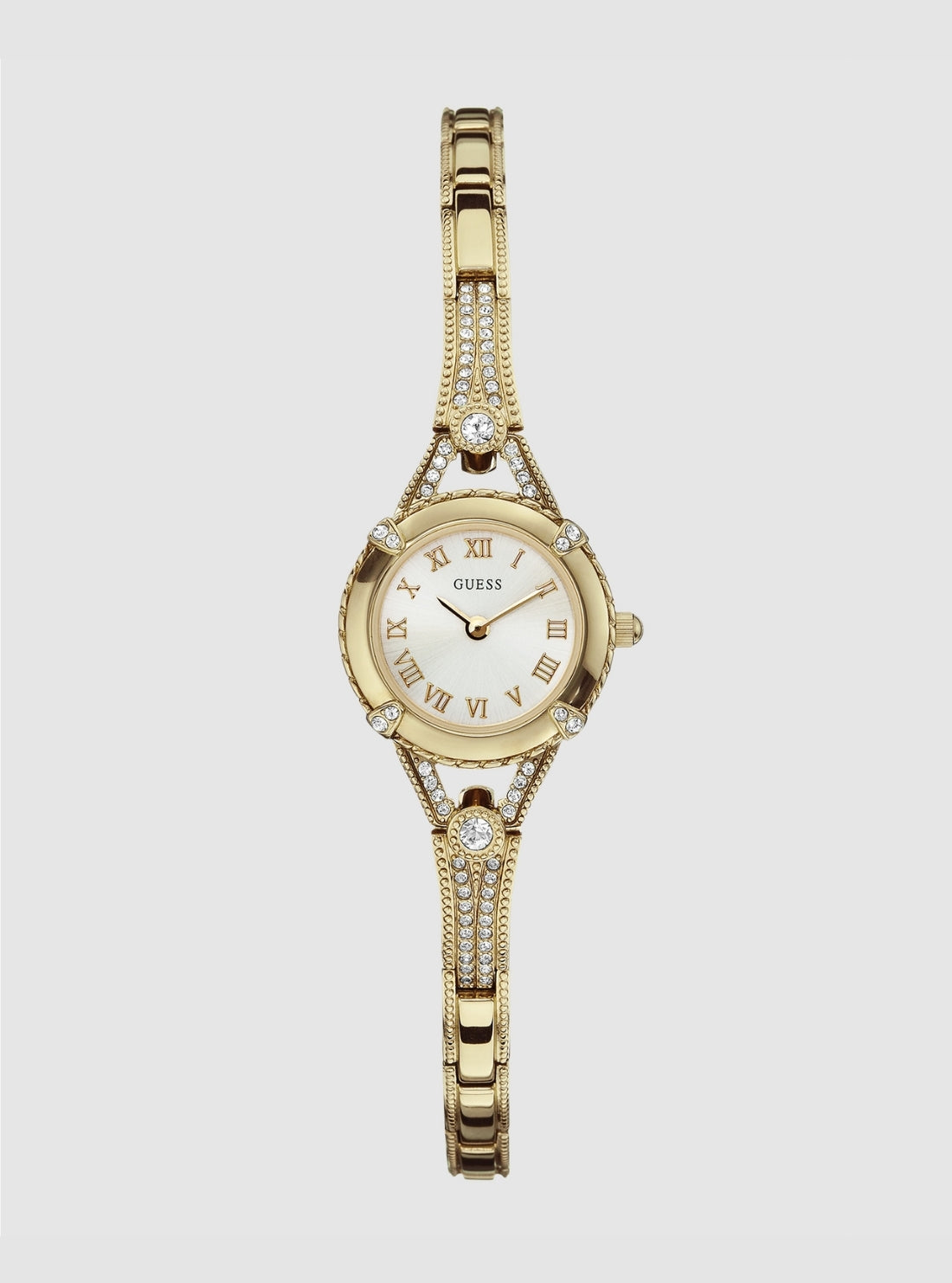 GUESS Accessories Gold Angelic Glitz Watch W0135L2 Front View