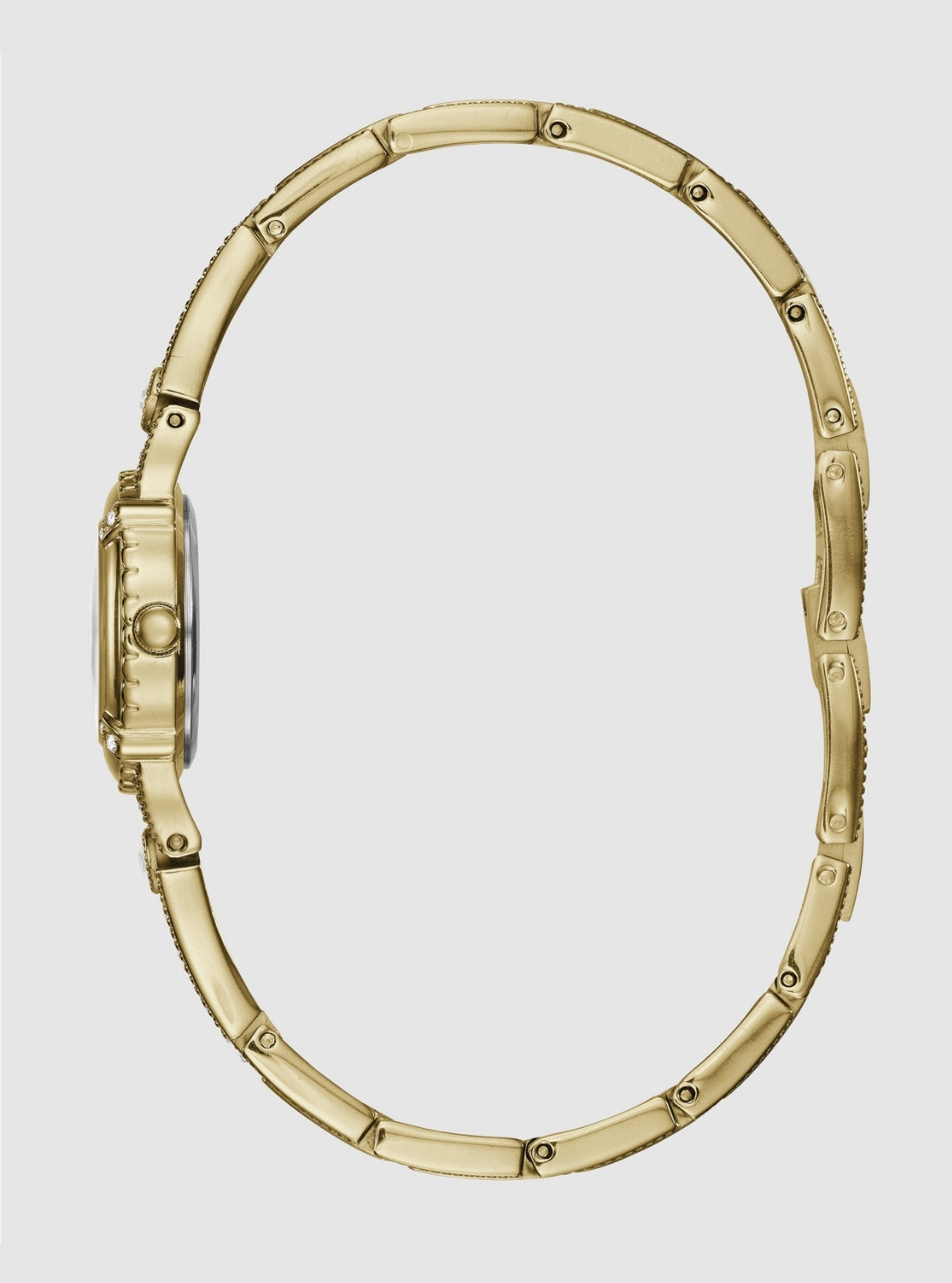 GUESS Accessories Gold Angelic Glitz Watch W0135L2 Side View