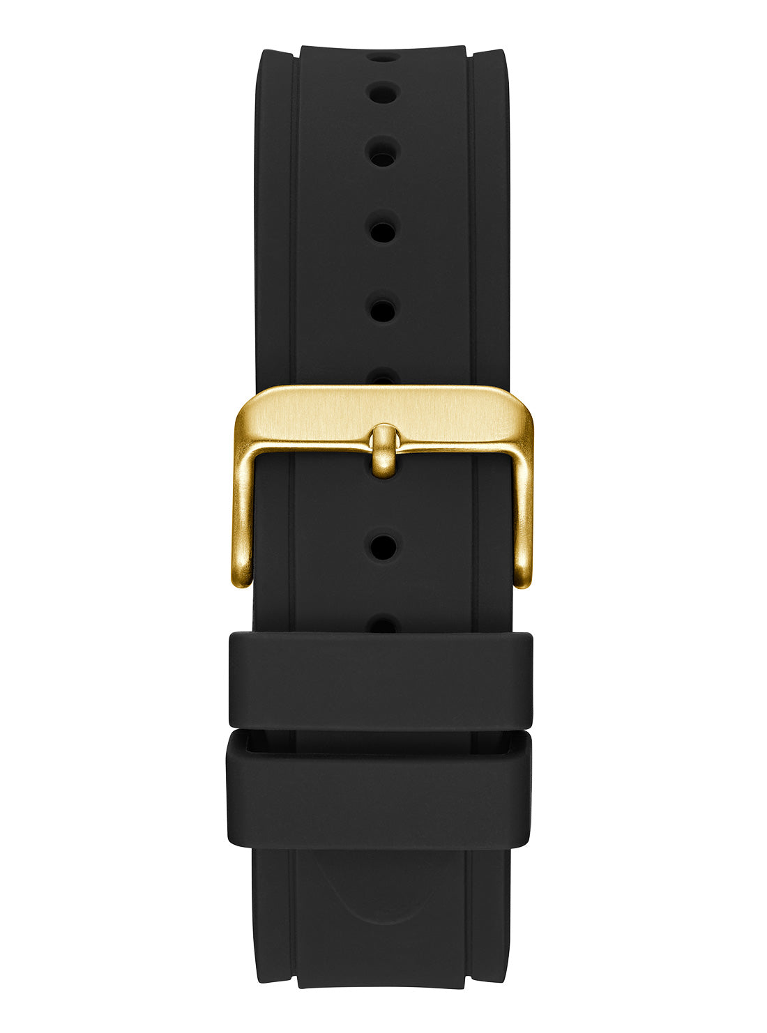 Gold Perry Silicone Watch | GUESS Men's Watches | back view