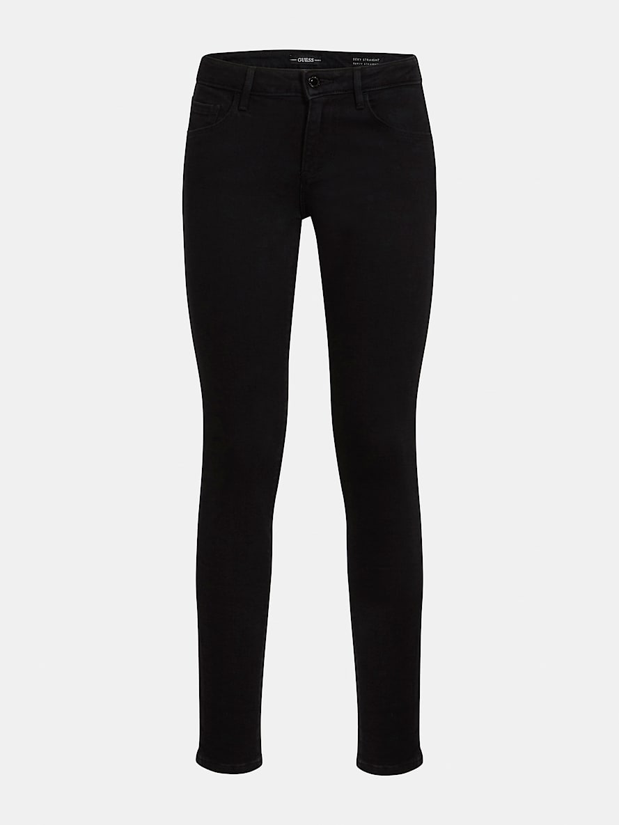 Carrie Black Annette Mid Rise Skinny Jeans