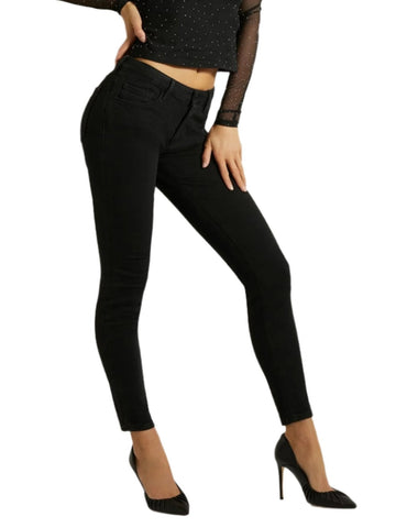 Annette Skinny Mid Rise Jeans - Carrie Black
