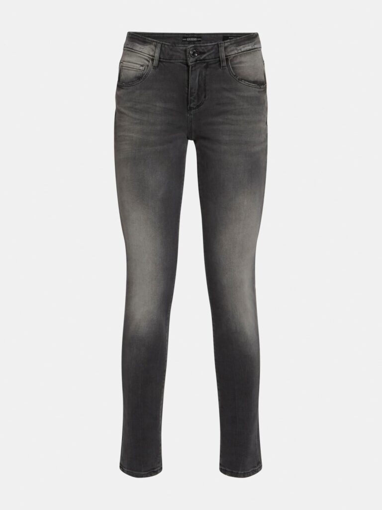 Carrie Grey Annette Mid Rise Skinny Jeans