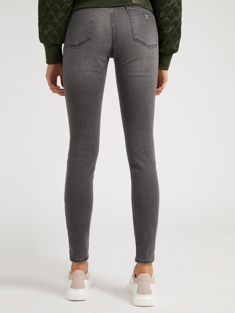 Carrie Grey Annette Mid Rise Skinny Jeans