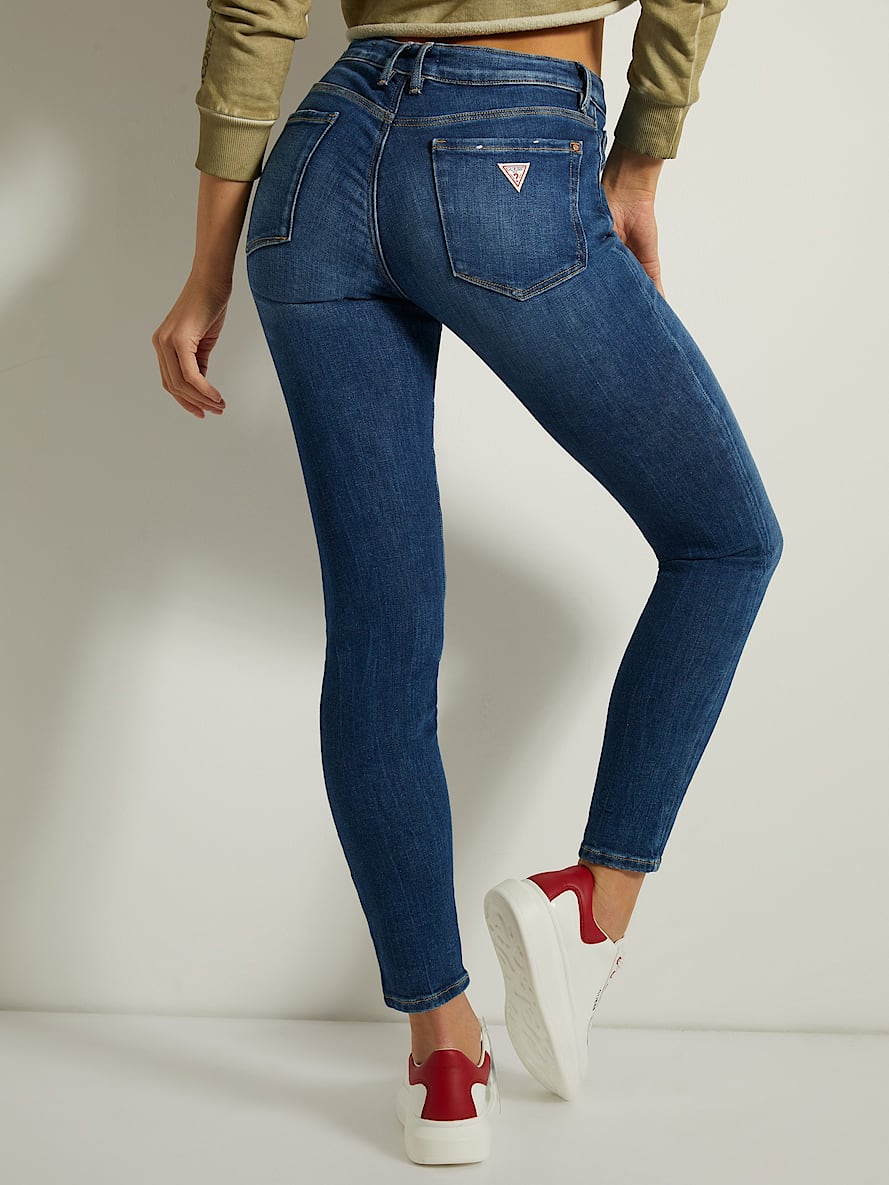 Carrie Blue Annette Mid Rise Skinny Jeans