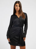 GUESS Eco Black Alya Mini Dress front view