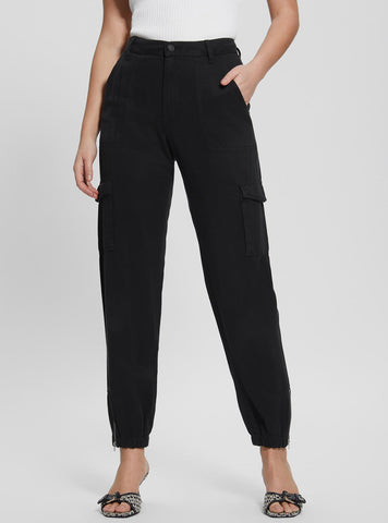 Black Bowie Cargo Chino Pants