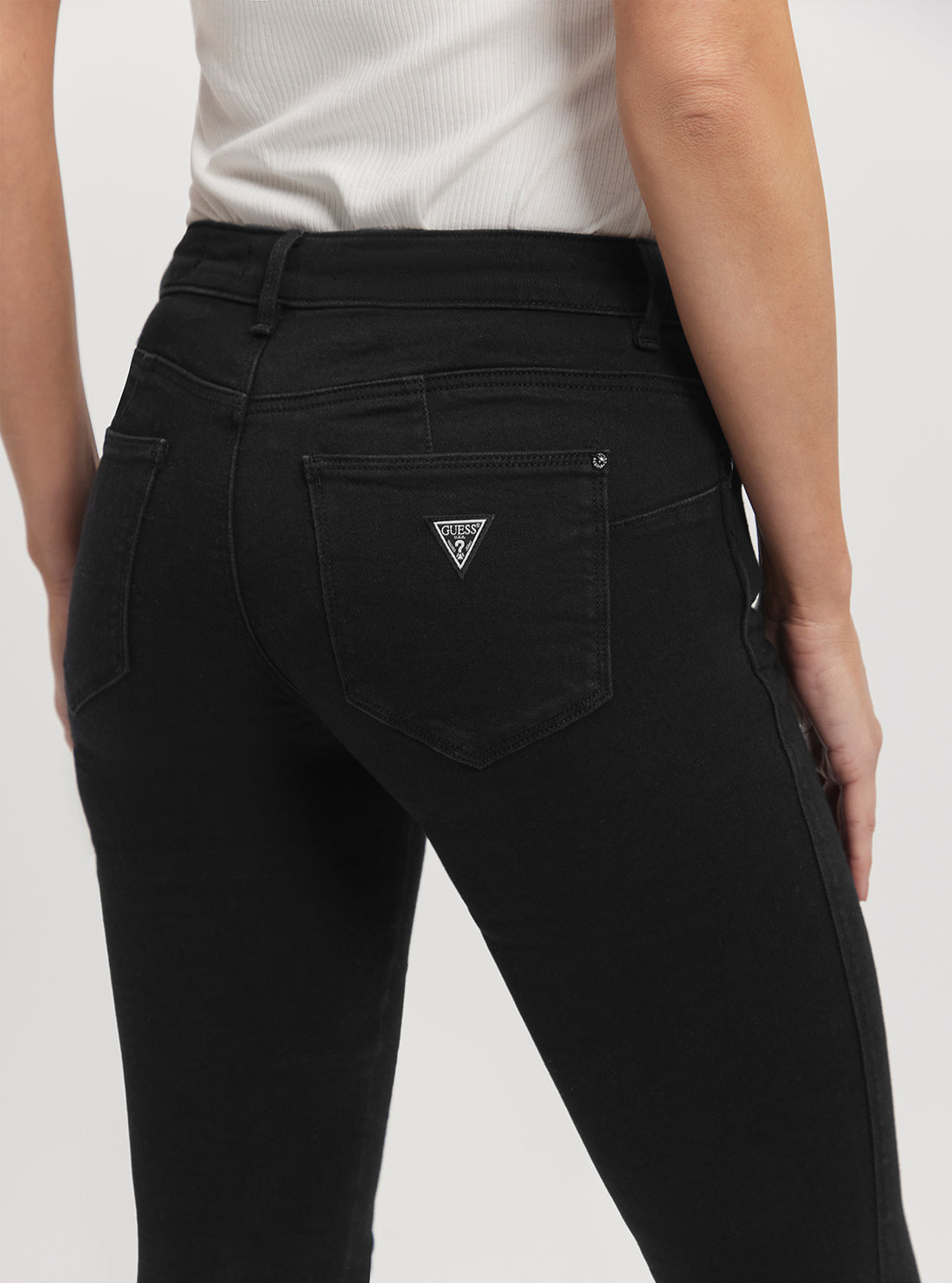 Curve X Mid-Rise Skinny Jeans in Dark Wash