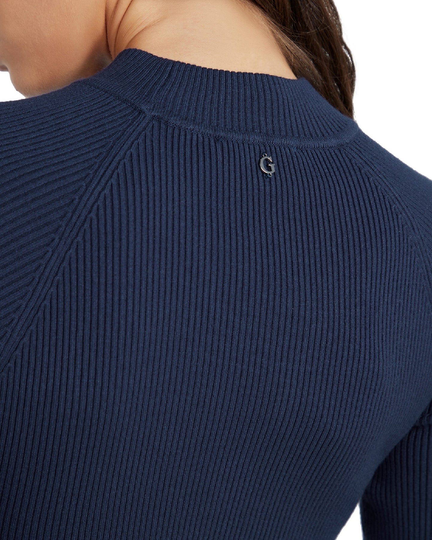 Long Sleeve Mock Neck Cut Out Cambria Dress