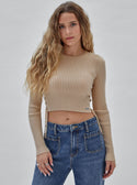 Guess Originals Lace Up Knit Top | GUESS Originals Apparel | Front view