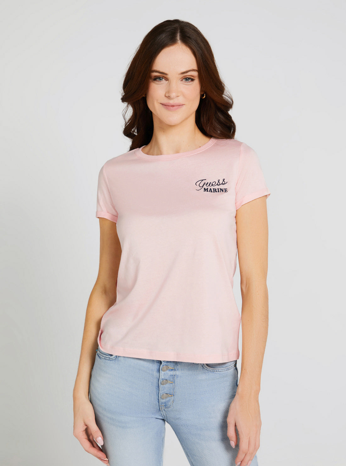 Eco Calm Pink Marine Logo T-Shirt