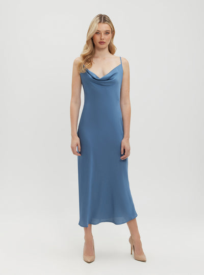 Eco Blue Akilina Maxi Dress