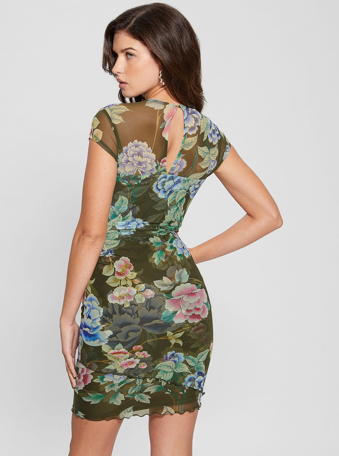 Eco Floral Print Aida Mini Dress | GUESS