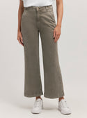 GUESS Khaki Darma Wide Leg Pant front view