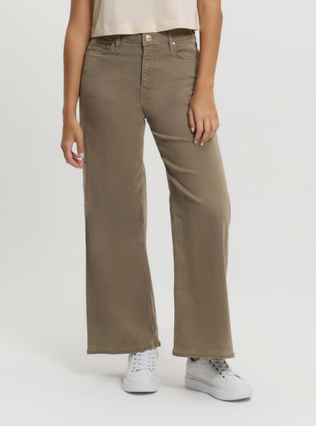 Beige Bellflower Wide Leg Pants