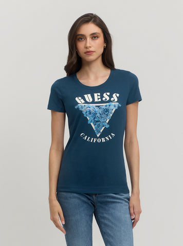 Eco Blue Roses T-Shirt