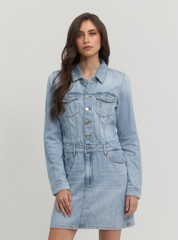 Blue Denim Kenia Mini Dress