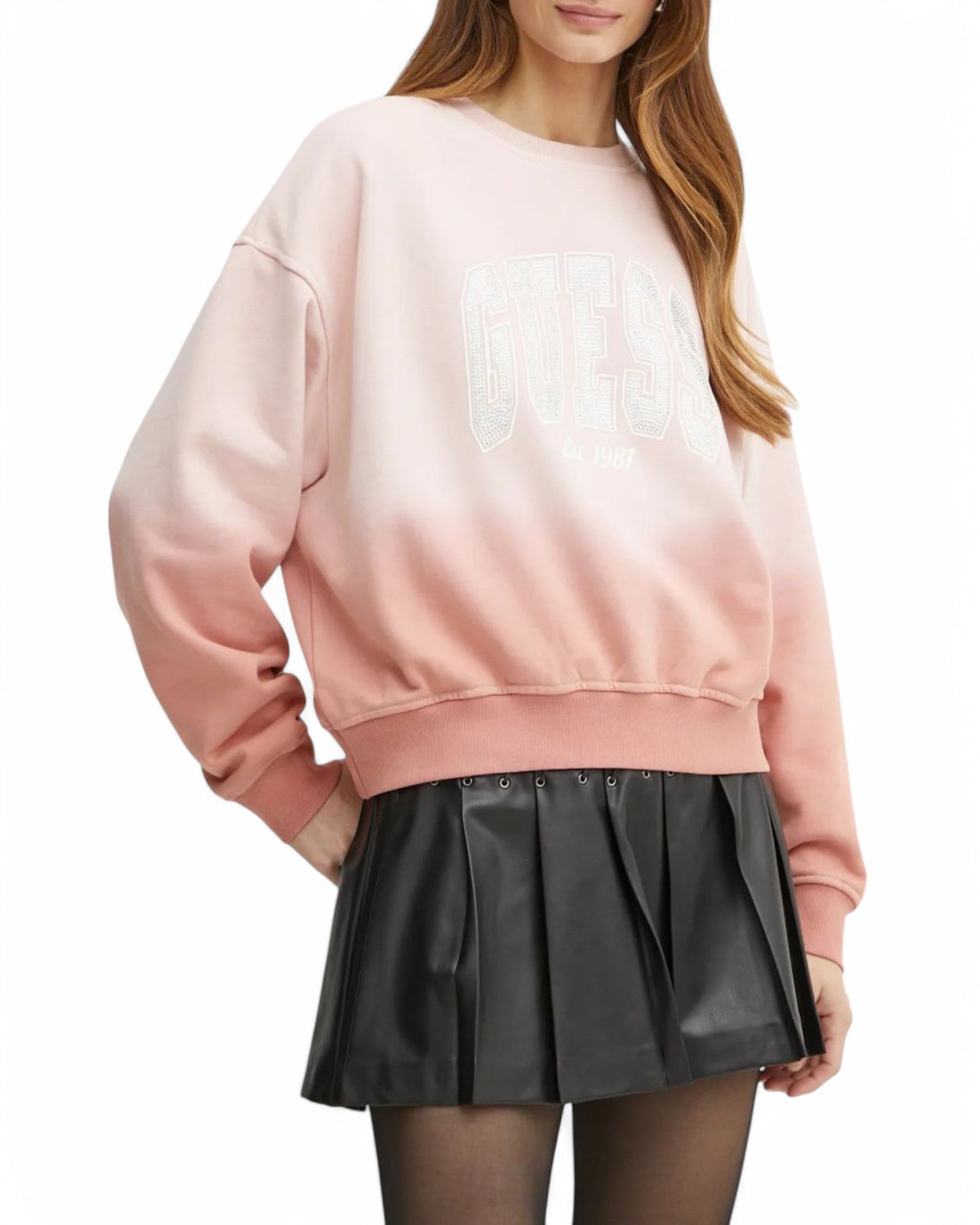 Crew Neck College Sweatshirt